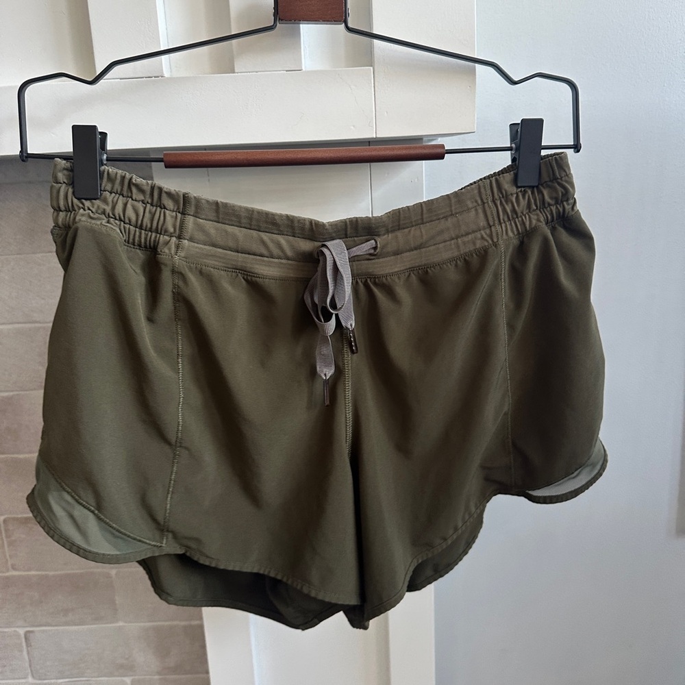 Lululemon Olive Green Women's Shorts